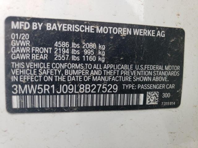 2020 BMW 330I - 3MW5R1J09L8B27529