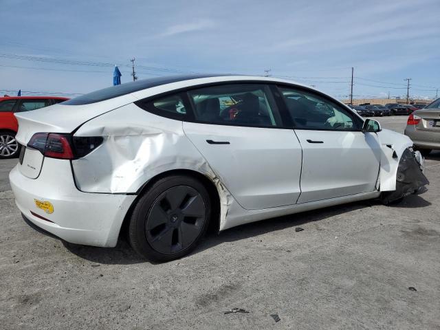 TESLA MODEL 3 2022 white  electric 5YJ3E1EBXNF330719 photo #4