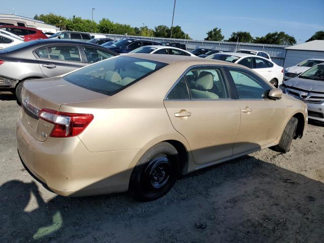 TOYOTA CAMRY HYBR 2012 gold  hybrid engine 4T1BD1FK4CU035676 photo #4