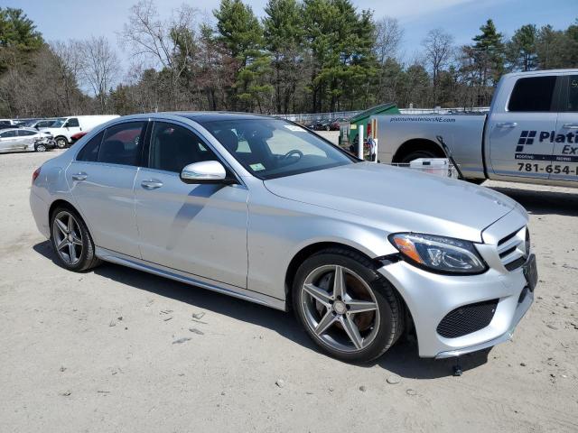Vin: 55swf4kb0fu014956, lot: 53425475, mercedes-benz c-class 300 4matic 20154