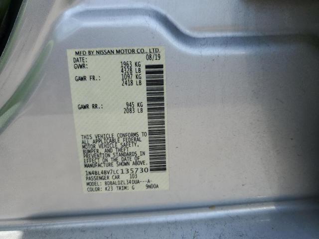 2020 NISSAN ALTIMA S - 1N4BL4BV7LC135730