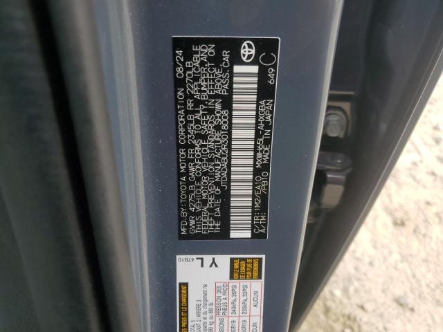 2024 TOYOTA PRIUS LE - JTDADABU2R3018008
