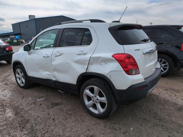 CHEVROLET TRAX LTZ 2015 white  gas KL7CJTSB9FB116575 photo #3
