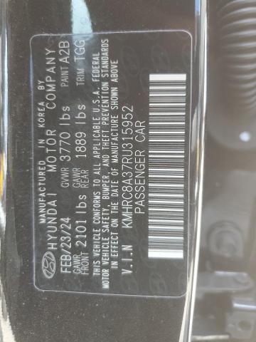 2024 HYUNDAI VENUE SEL KMHRC8A37RU315952