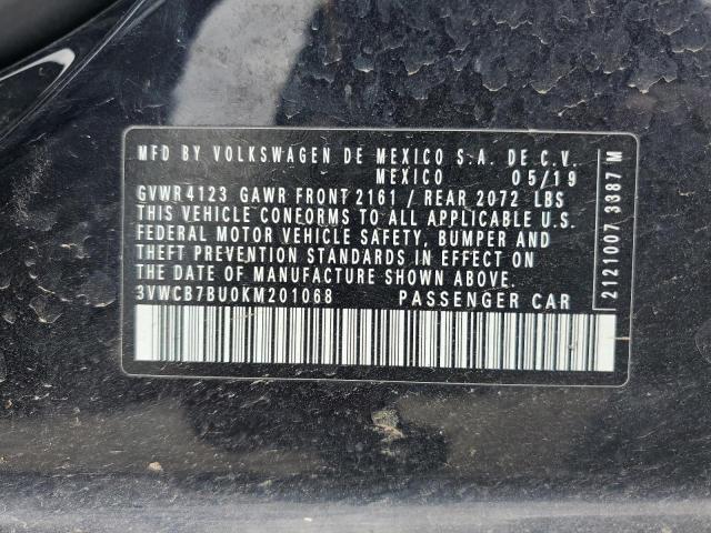 2019 VOLKSWAGEN JETTA S - 3VWCB7BU0KM201068