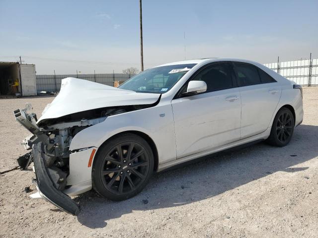 CADILLAC CT4 SPORT 2022 white  gas 1G6DC5RKXN0118660 photo #1