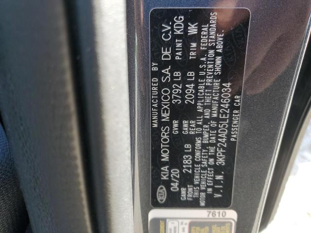 2020 KIA FORTE FE - 3KPF24AD5LE246034