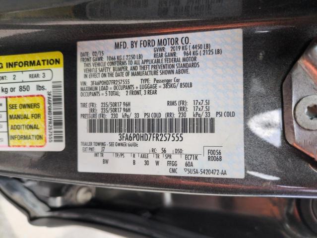 2015 FORD FUSION 3FA6P0HD7FR257555