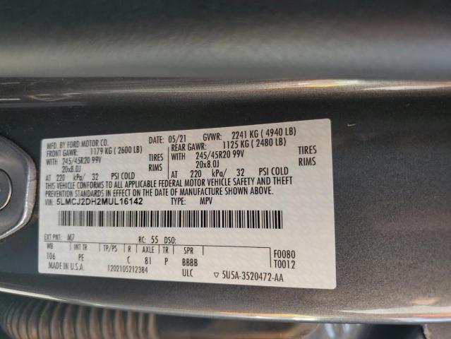 2021 LINCOLN CORSAIR RE 5LMCJ2DH2MUL16142