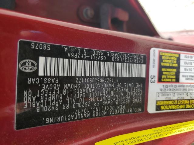 2018 TOYOTA CAMRY XSE - 4T1BZ1HK5JU504172