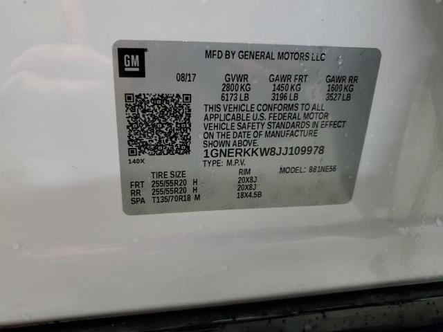 2018 CHEVROLET TRAVERSE P - 1GNERKKW8JJ109978
