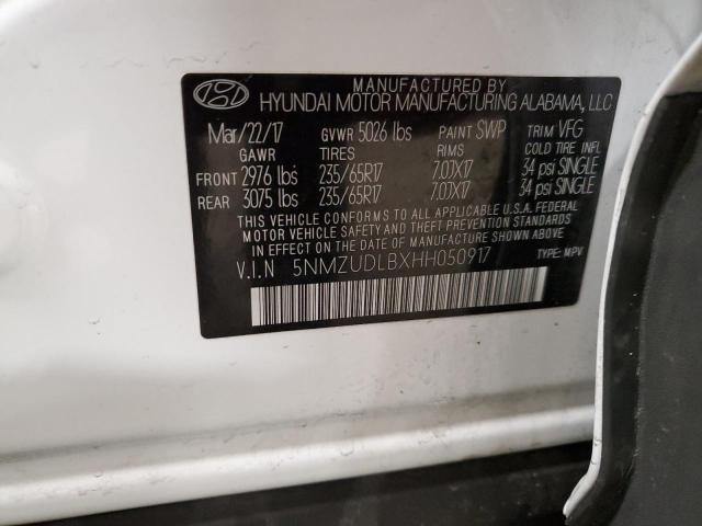 2017 HYUNDAI SANTA FE S - 5NMZUDLBXHH050917