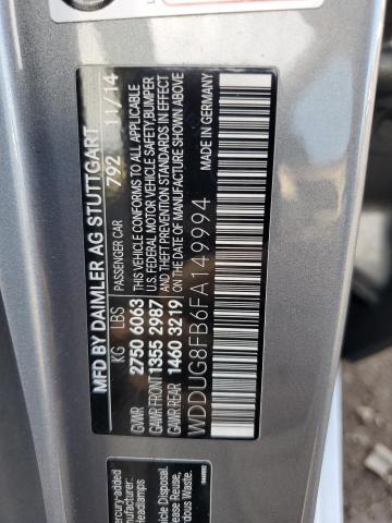 2015 MERCEDES-BENZ S 550 4MAT - WDDUG8FB6FA149994