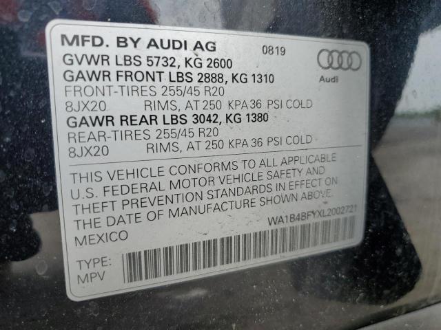2020 AUDI SQ5 PREMIU - WA1B4BFYXL2002721