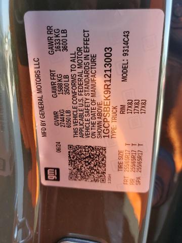2024 CHEVROLET COLORADO 1GCPSBEK9R1213003