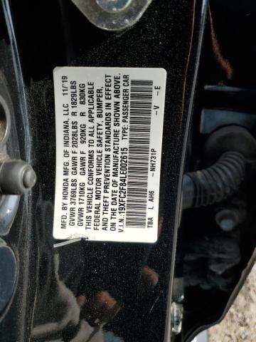 2020 HONDA CIVIC SPOR - 19XFC2F84LE002615