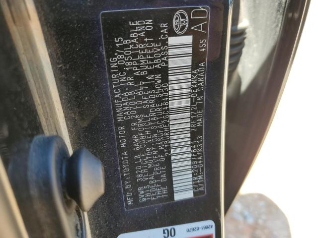 2016 TOYOTA COROLLA L - 2T1BURHE2GC484030
