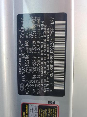 2015 HYUNDAI SANTA FE G KM8SRDHF8FU092244