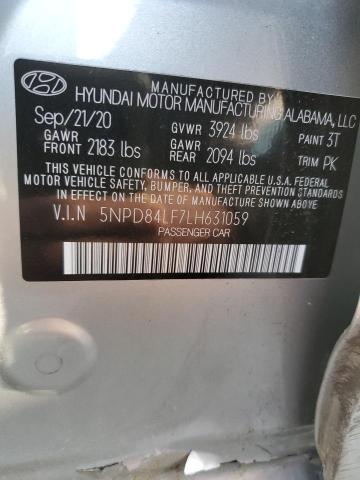 2020 HYUNDAI ELANTRA SE - 5NPD84LF7LH631059