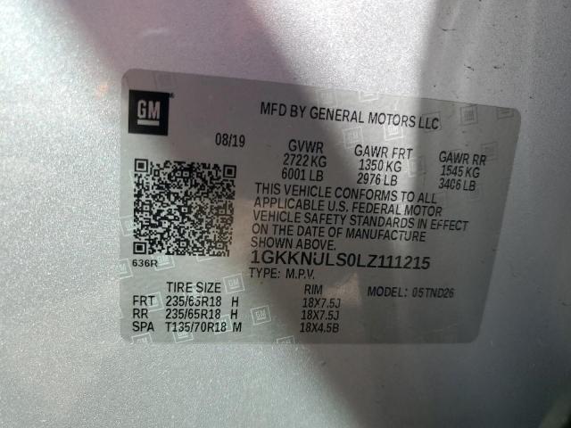 2020 GMC ACADIA SLT - 1GKKNULS0LZ111215