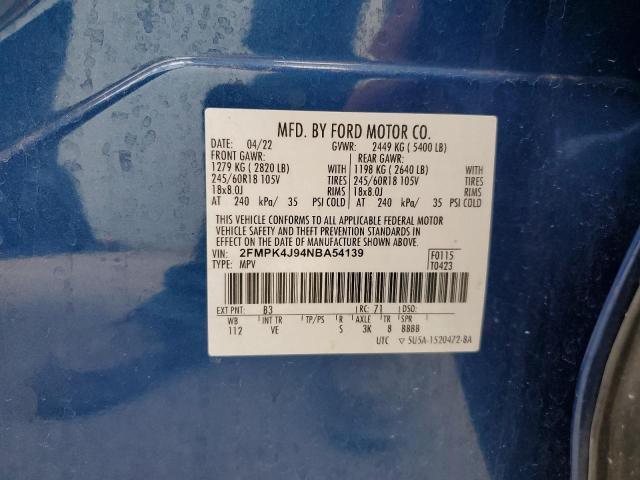 2022 FORD EDGE SEL #3311751725