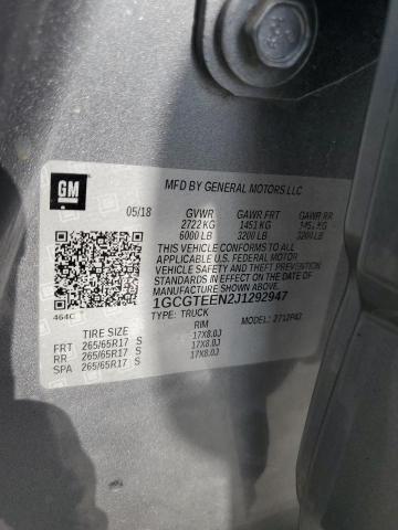 2018 CHEVROLET COLORADO Z - 1GCGTEEN2J1292947