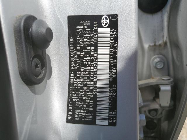 2021 TOYOTA COROLLA LE - 5YFEPMAE6MP247697