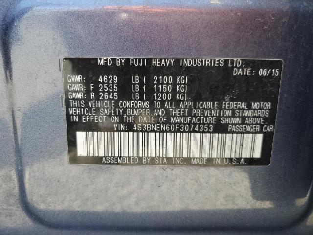 2015 SUBARU LEGACY 3.6 - 4S3BNEN60F3074353