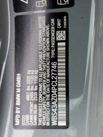 2023 BMW M4 COMPETI - WBS43AZ04PCL27746