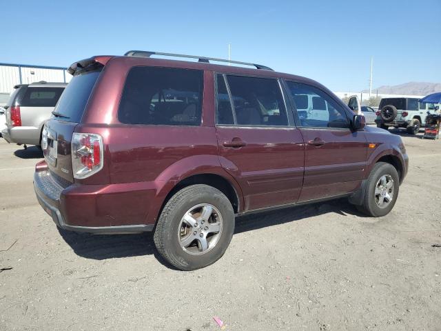 HONDA PILOT EX 2007 burgundy 4dr spor gas 5FNYF18457B007990 photo #4
