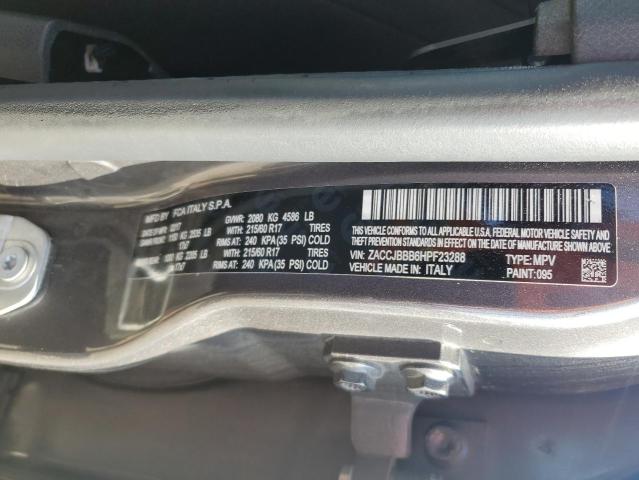 2017 JEEP RENEGADE L - ZACCJBBB6HPF23288