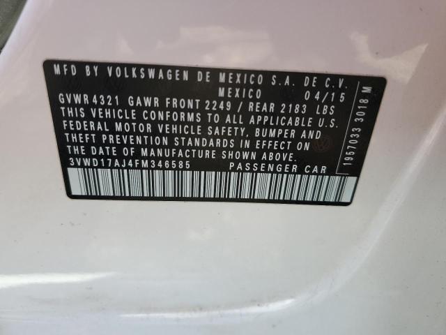 2015 VOLKSWAGEN JETTA SE - 3VWD17AJ4FM346585