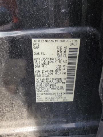 2017 NISSAN MURANO S 5N1AZ2MH8HN196480