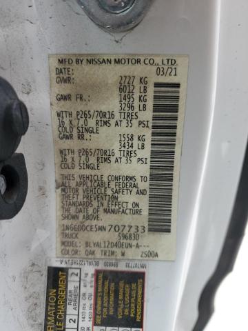 2021 NISSAN FRONTIER S 1N6ED0CE5MN707733