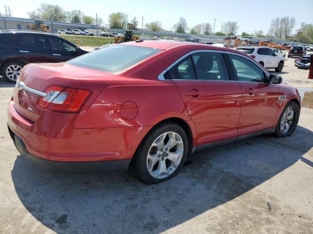 FORD TAURUS SEL 2011 red  gas 1FAHP2EW7BG142854 photo #4