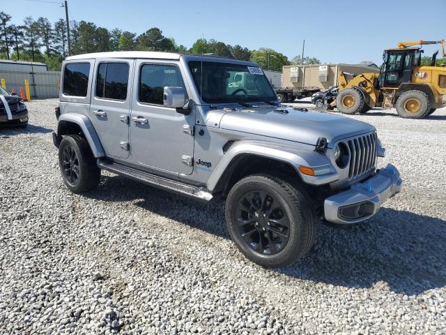 Vin: 1c4jjxp67mw686559, lot: 52409305, jeep wrangler sahara 4xe 20214
