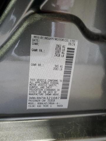 2025 NISSAN ALTIMA SV - 1N4BL4DV7SN321087