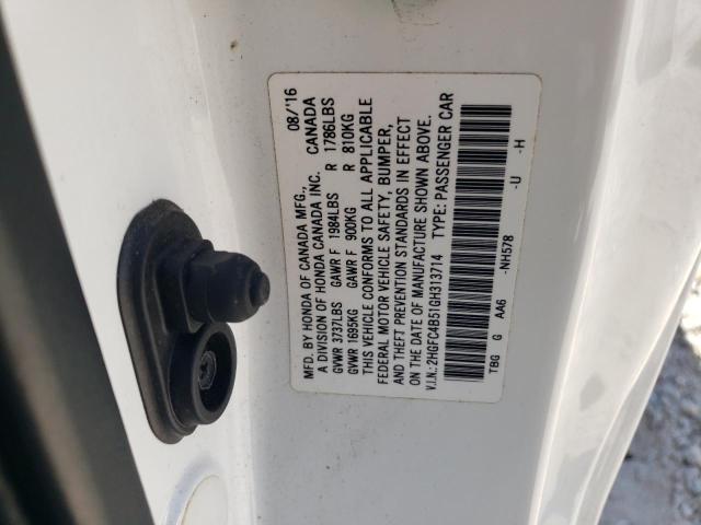 2016 HONDA CIVIC LX - 2HGFC4B51GH313714