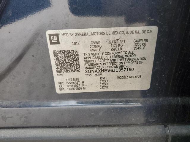 2018 CHEVROLET EQUINOX LS - 3GNAXHEV6JL357150