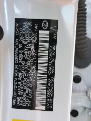 2019 LEXUS UX 200 JTHY3JBH5K2014971