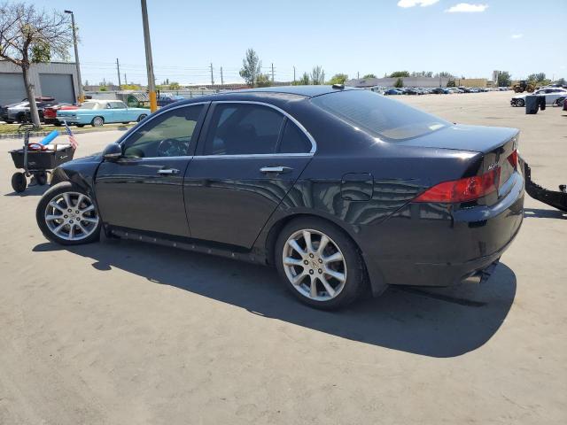 ACURA TSX 2006 black  gas JH4CL968X6C003127 photo #3