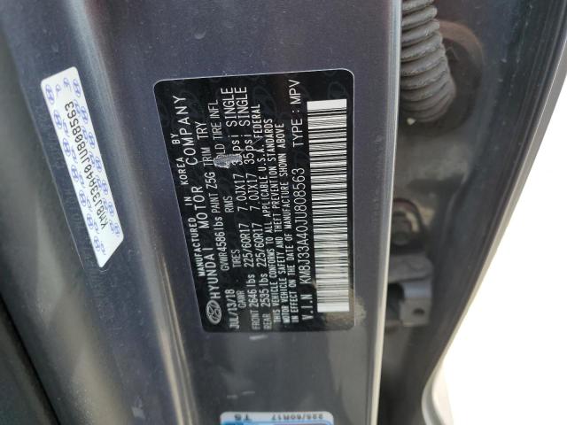 2018 HYUNDAI TUCSON SEL - KM8J33A40JU808563