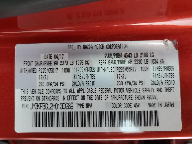 2017 MAZDA CX-5 TOURI - JM3KFBCL2H0130289