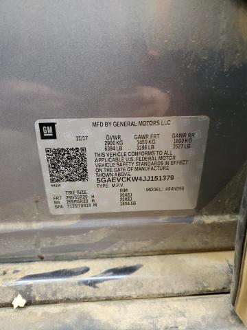 2018 BUICK ENCLAVE AV - 5GAEVCKW4JJ151379