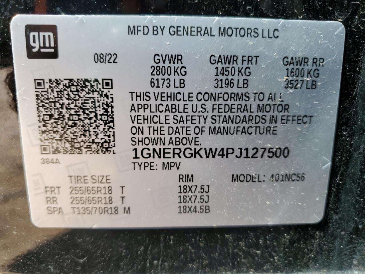 CHEVROLET TRAVERSE LT