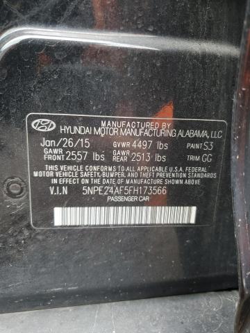 2015 HYUNDAI SONATA SE - 5NPE24AF5FH173566