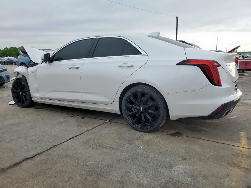 CADILLAC CT4 LUXURY 2021 white  gas 1G6DA5RK1M0109270 photo #3