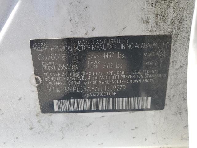 2017 HYUNDAI SONATA SPO - 5NPE34AF7HH509279
