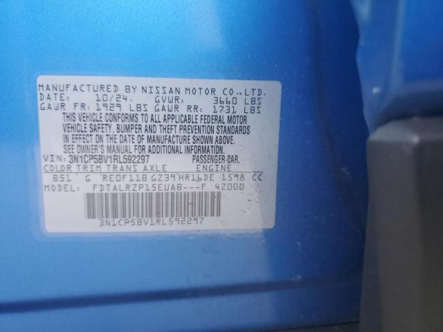 2024 NISSAN KICKS S 3N1CP5BV1RL592297