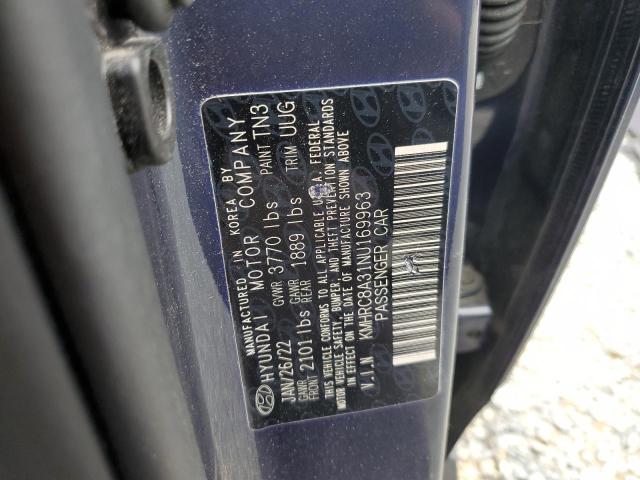 2022 HYUNDAI VENUE SEL - KMHRC8A31NU169963
